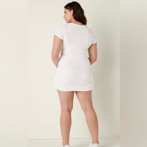 Victoria's Secret Pink Beach Terry Ruched Side Dress and Slides - Picture 6 of 11